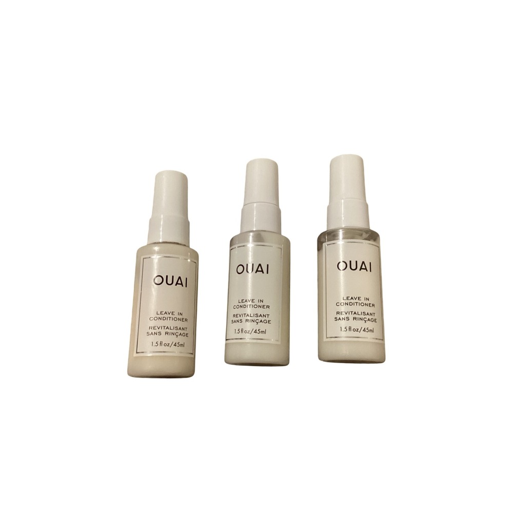 OUAI Leave In Conditioner Travel Size 1.5oz 45ml Set of 3 Detangling Spray